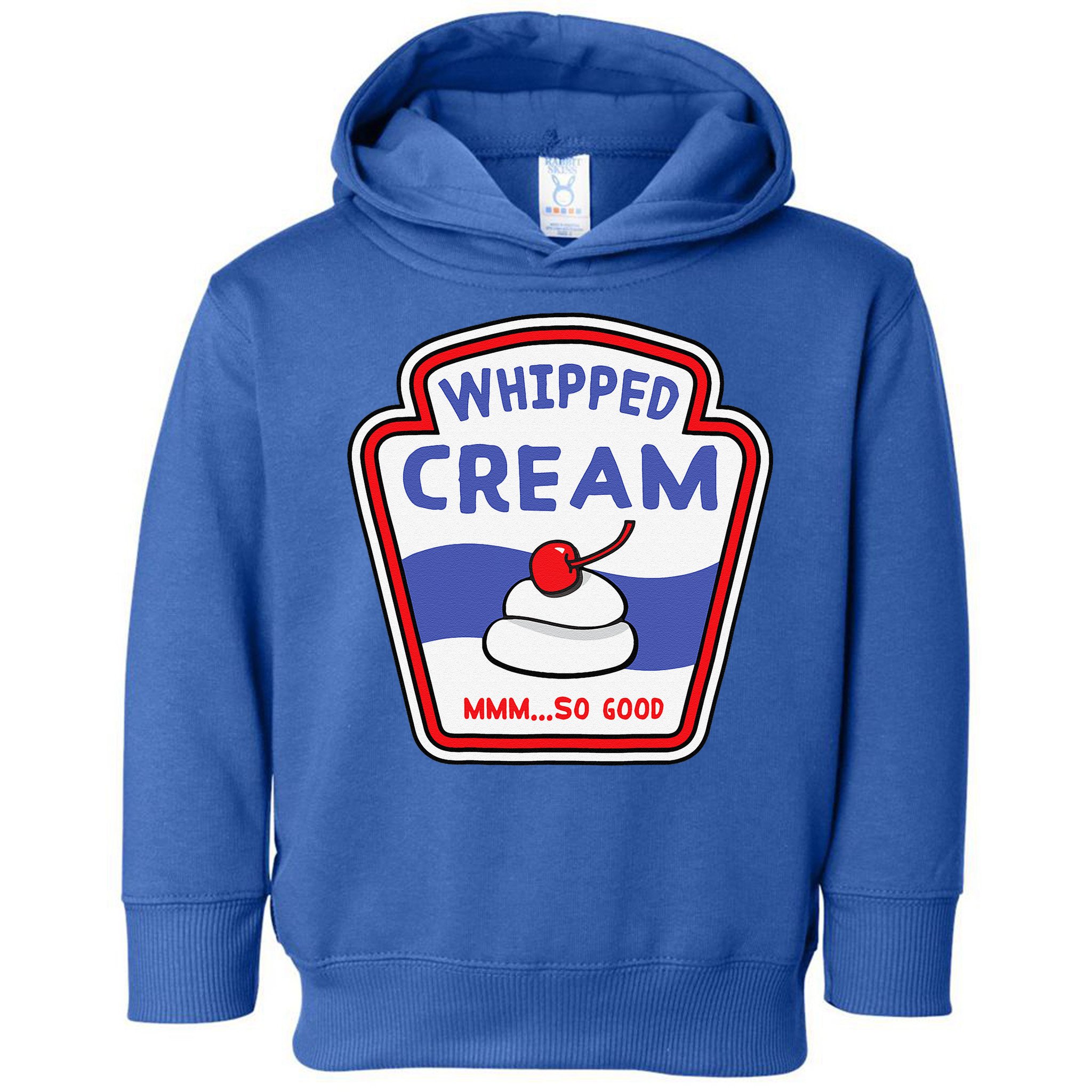 Whipped Cream Condiment Ice Cream Halloween Costume Toddler Hoodie