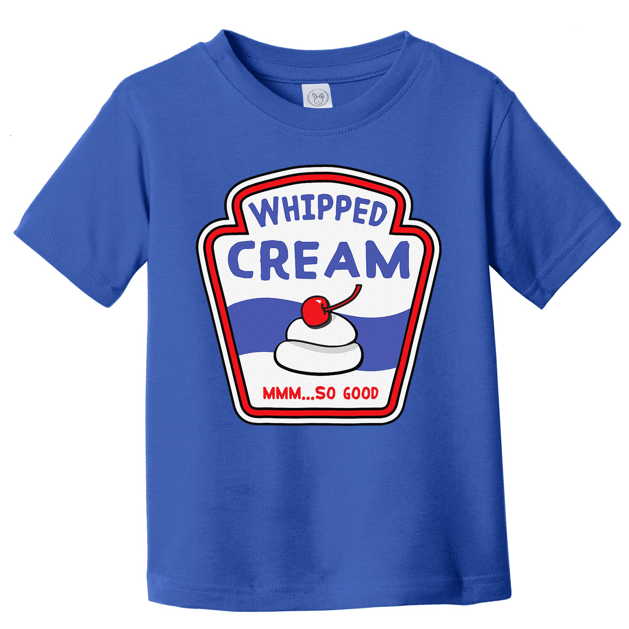 Whipped Cream Condiment Ice Cream Halloween Costume Toddler T-Shirt