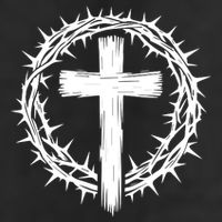 Wooden Cross Crown Of Thorns Christian Catholic Jesus Christ Cool Comfort Performance Bucket Hat