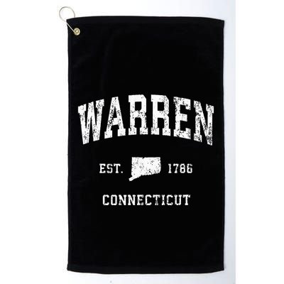 Warren Connecticut Ct Vintage Athletic Sports Golf Towel
