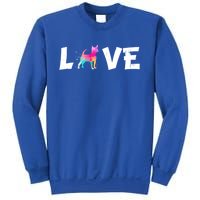 Watercolor Colorful Chihuahua Dog Love Pocket Meaningful Gift Sweatshirt