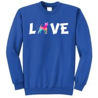 Watercolor Colorful Chihuahua Dog Love Pocket Meaningful Gift Tall Sweatshirt