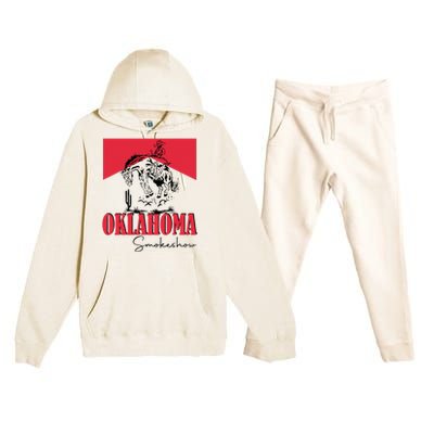 Western Country Cowboy Rodeo Smokeshow Music Howdy Skull Premium Hooded Sweatsuit Set