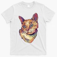 Watercolor Cute Cat T-Shirt