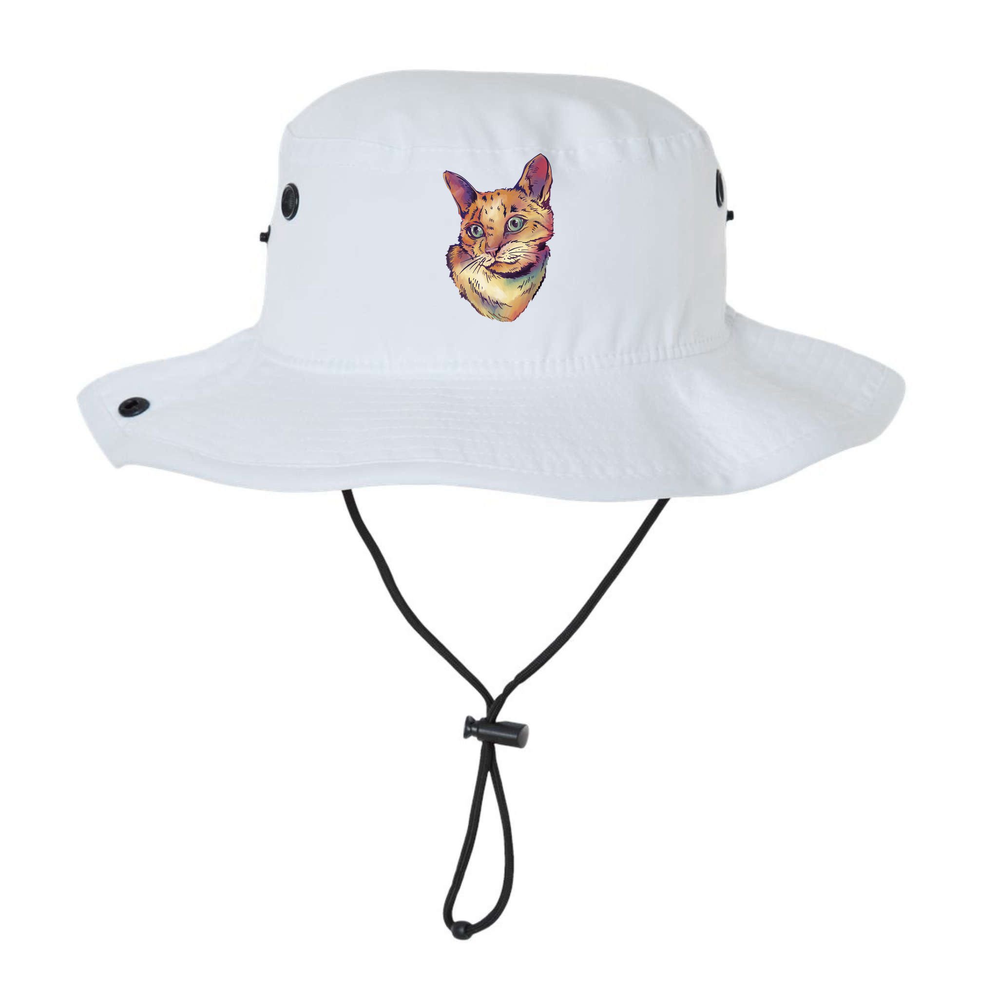 Watercolor Cute Cat Bucket Hat