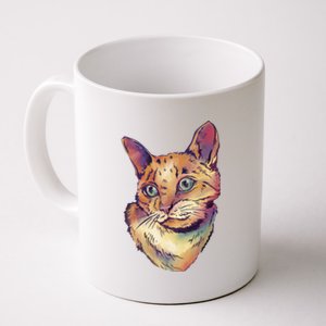 Watercolor Cute Cat Coffee Mug