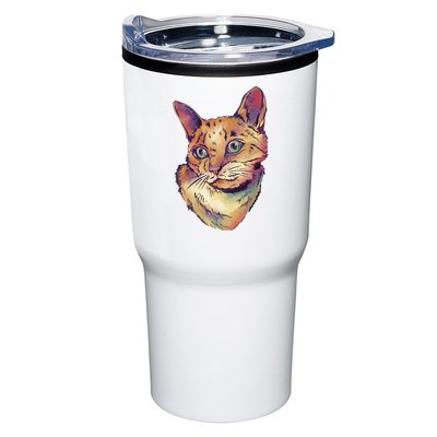 Watercolor Cute Cat Tumbler