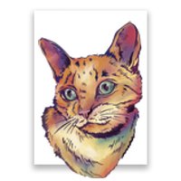 Watercolor Cute Cat Poster