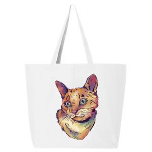 Watercolor Cute Cat 25L Jumbo Tote