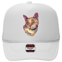 Watercolor Cute Cat Trucker Hat