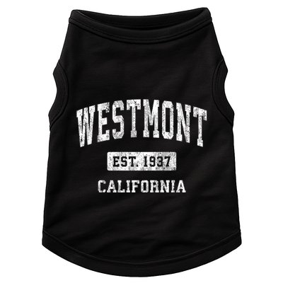 Westmont California Ca Vintage Established Athletic Sports Design Doggie Tank