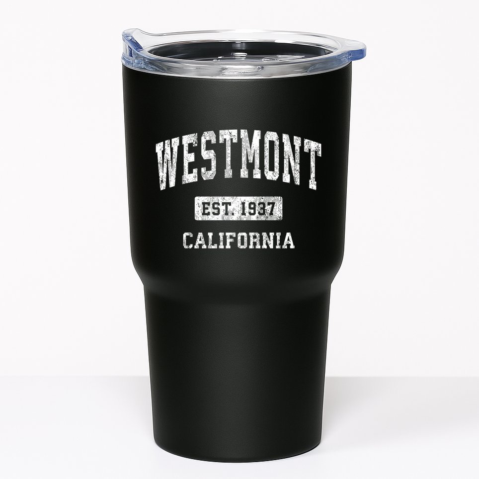 Westmont California Ca Vintage Established Athletic Sports Design Tumbler