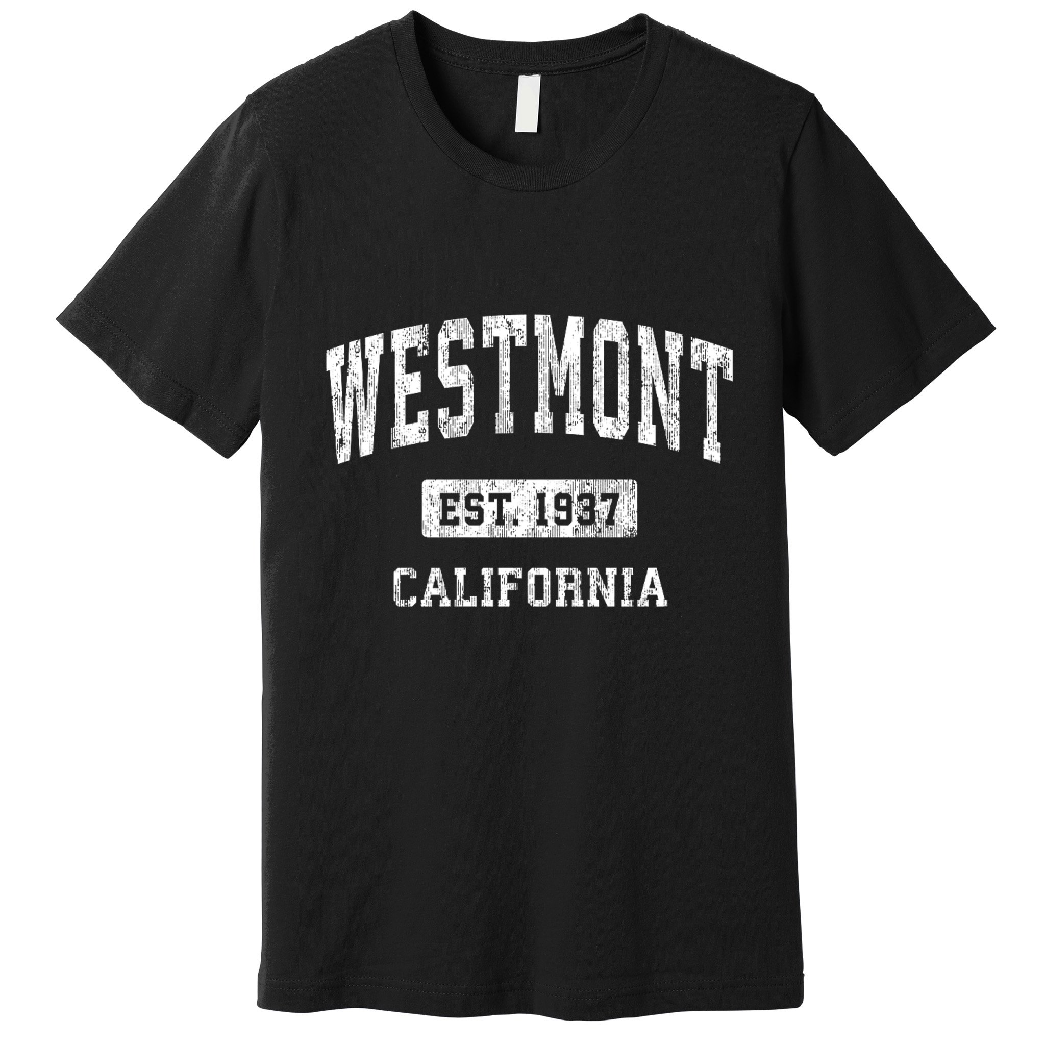 Westmont California Ca Vintage Established Athletic Sports Design Premium T-Shirt