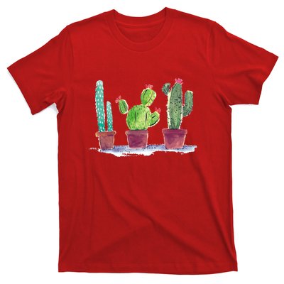 Watercolor Cacti Cactus Classic T-Shirt