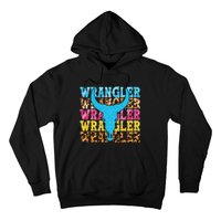 Wrangler Cowhide Cow Skull Cow Print Wrangler Hoodie