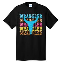 Wrangler Cowhide Cow Skull Cow Print Wrangler Tall T-Shirt