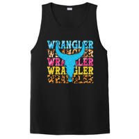 Wrangler Cowhide Cow Skull Cow Print Wrangler PosiCharge Competitor Tank