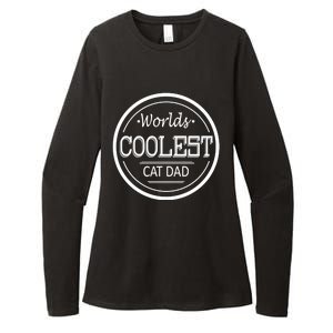 Worlds Coolest Cat Dad Great Gift Womens CVC Long Sleeve Shirt