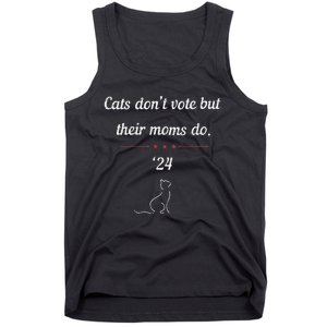 Women Cats Dont Vote But Their Moms Do President 2024 Election Gift Tank Top