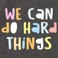 We Can Do Hard Things Teacher Back To School Vector Backpack