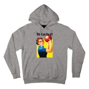 We Can Do It Rosie The Bowler Women Feminist Tall Hoodie