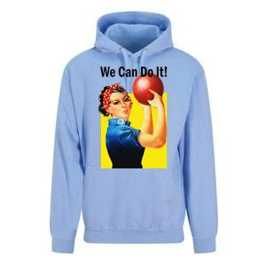 We Can Do It Rosie The Bowler Women Feminist Unisex Surf Hoodie