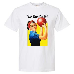 We Can Do It Rosie The Bowler Women Feminist Garment-Dyed Heavyweight T-Shirt