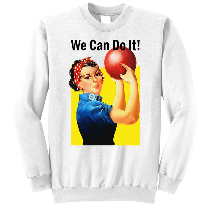 We Can Do It Rosie The Bowler Women Feminist Sweatshirt