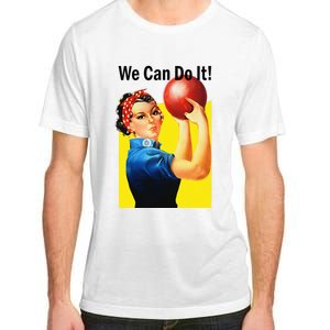 We Can Do It Rosie The Bowler Women Feminist Adult ChromaSoft Performance T-Shirt