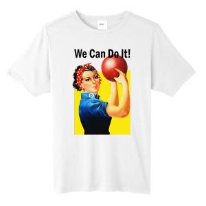 We Can Do It Rosie The Bowler Women Feminist Tall Fusion ChromaSoft Performance T-Shirt