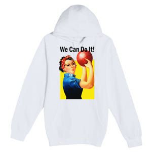 We Can Do It Rosie The Bowler Women Feminist Premium Pullover Hoodie