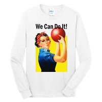 We Can Do It Rosie The Bowler Women Feminist Tall Long Sleeve T-Shirt