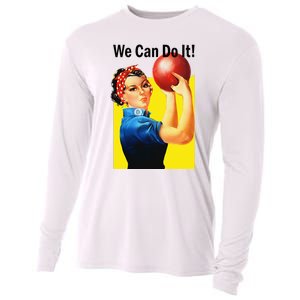 We Can Do It Rosie The Bowler Women Feminist Cooling Performance Long Sleeve Crew