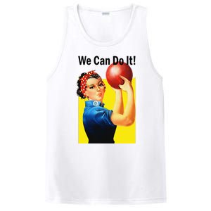 We Can Do It Rosie The Bowler Women Feminist PosiCharge Competitor Tank