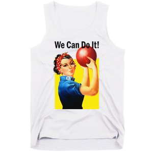 We Can Do It Rosie The Bowler Women Feminist Tank Top