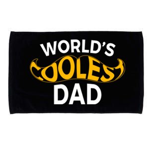 Worlds Coolest Dad Design By Berts Meaningful Gift Microfiber Hand Towel