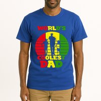 Worlds Coolest Dad Rasta Rastafari Reggae Fathers Day Great Gift Tall T-Shirt