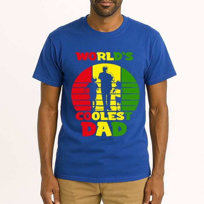 Worlds Coolest Dad Rasta Rastafari Reggae Fathers Day Great Gift Tall T-Shirt