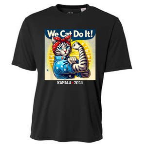 We Cat Do It Kamala Harris Supporter Childless Cat Ladies Cooling Performance Crew T-Shirt