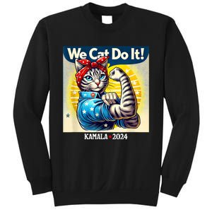 We Cat Do It Kamala Harris Supporter Childless Cat Ladies Sweatshirt