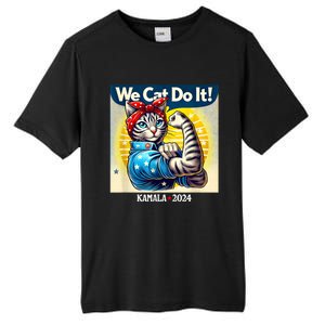 We Cat Do It Kamala Harris Supporter Childless Cat Ladies Tall Fusion ChromaSoft Performance T-Shirt