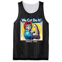 We Cat Do It Kamala Harris Supporter Childless Cat Ladies Mesh Reversible Basketball Jersey Tank