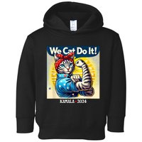 We Cat Do It Kamala Harris Supporter Childless Cat Ladies Toddler Hoodie