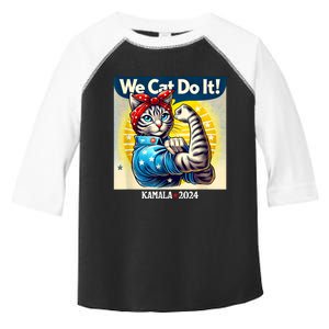 We Cat Do It Kamala Harris Supporter Childless Cat Ladies Toddler Fine Jersey T-Shirt