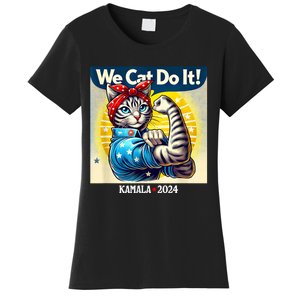 We Cat Do It Kamala Harris Supporter Childless Cat Ladies Women's T-Shirt