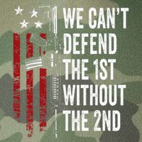 We CanT Defend The 1st Without The 2nd Amendment Legacy Tie Dye Trucker Hat