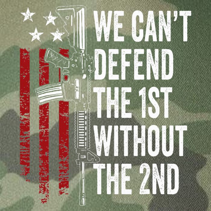 We CanT Defend The 1st Without The 2nd Amendment Legacy Tie Dye Trucker Hat