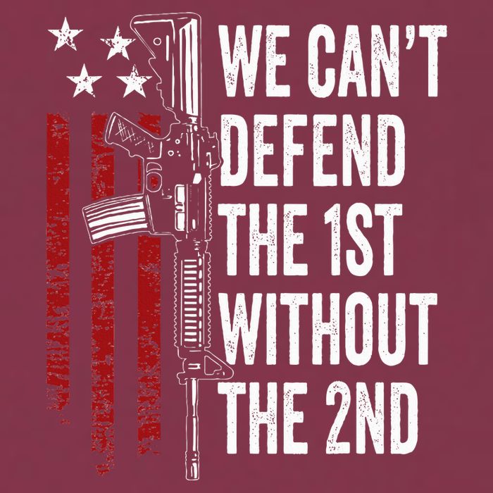 We CanT Defend The 1st Without The 2nd Amendment 16oz Travel Tumbler