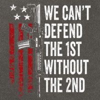 We CanT Defend The 1st Without The 2nd Amendment Cotton Canvas Backpack