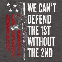 We CanT Defend The 1st Without The 2nd Amendment Vector Backpack